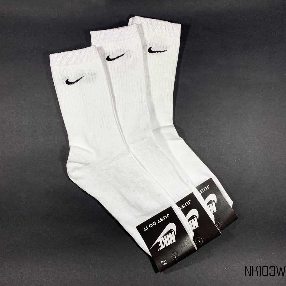 Высокие носки Nike Adidas / Найк Адидас / Спортивные / белые чёрные