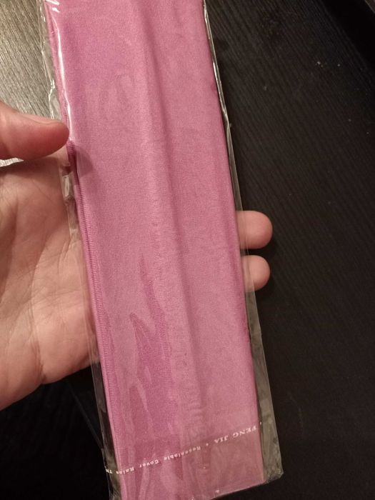 Opaska bawełniana elastyczna różowa