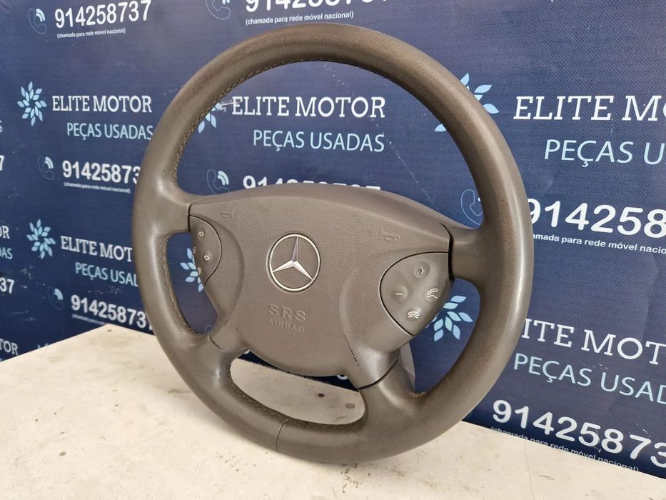 Volante usado pele com airbag MERCEDES CLASS E W211