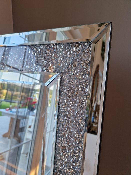 Lustro stojące glamour crush diamond 150x50