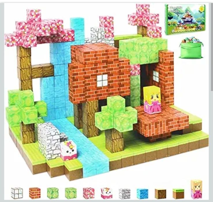 Magnetyczne klocki jak Minecraft