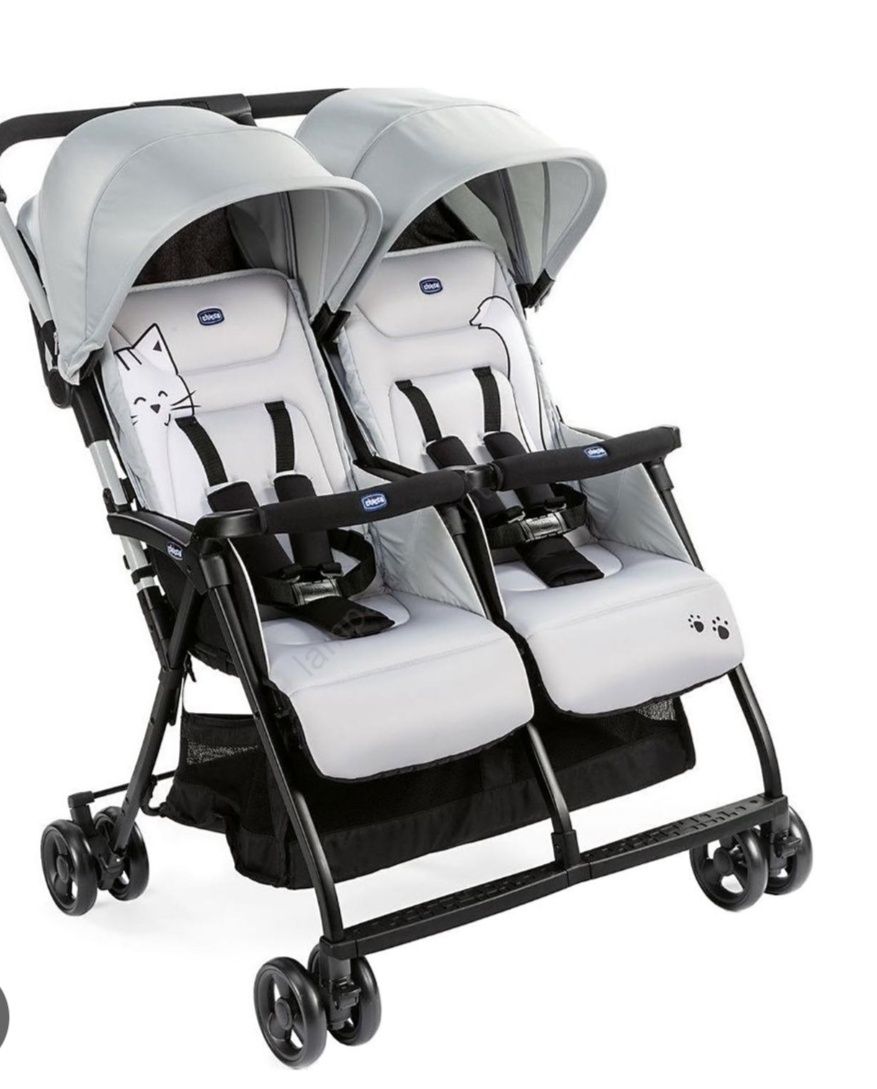 Carrinho de passeio gêmeos