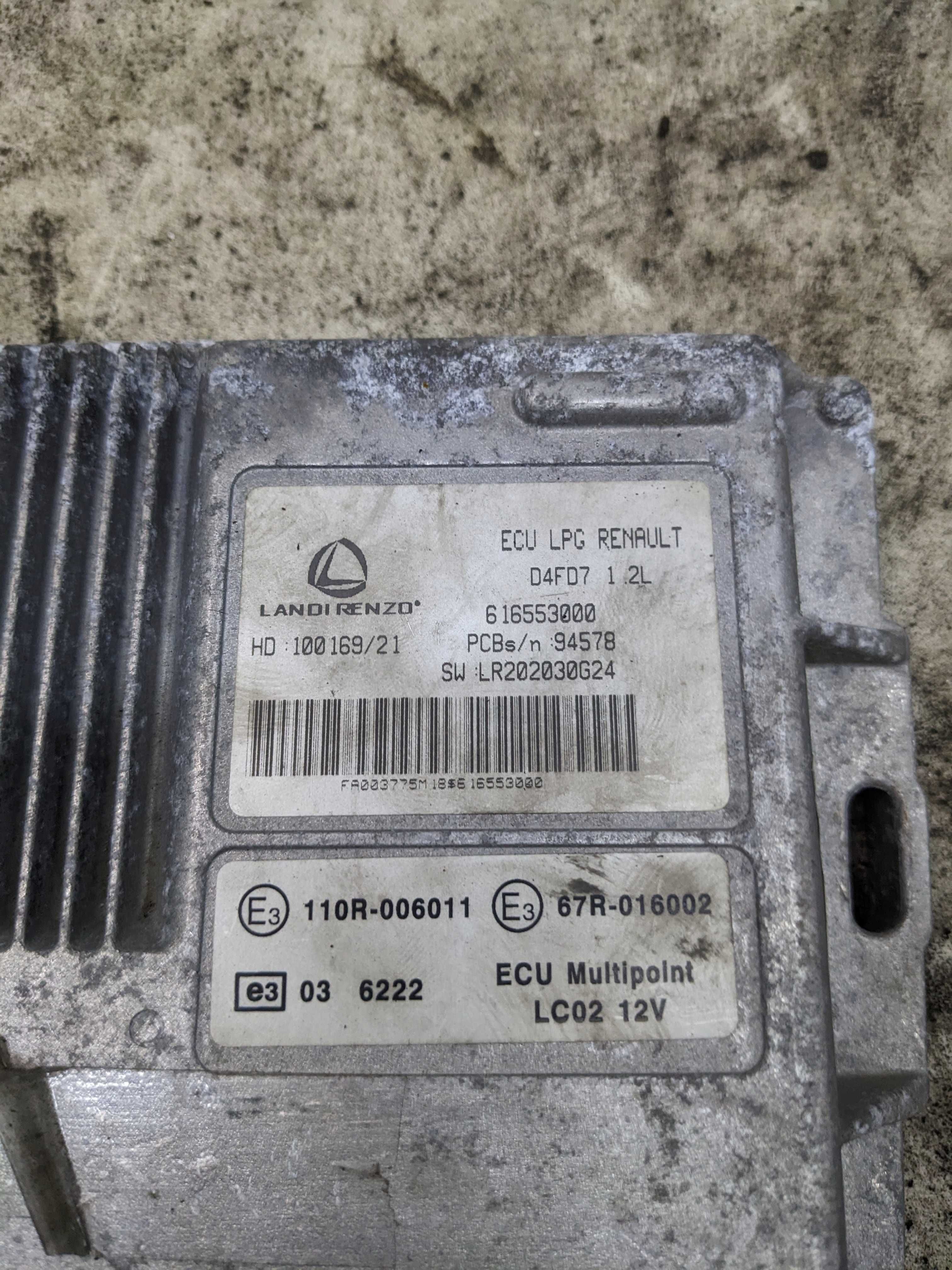 Renault Clio III 1.2 16 V Landi Renzo Komputer Sterownik Gazu LPG