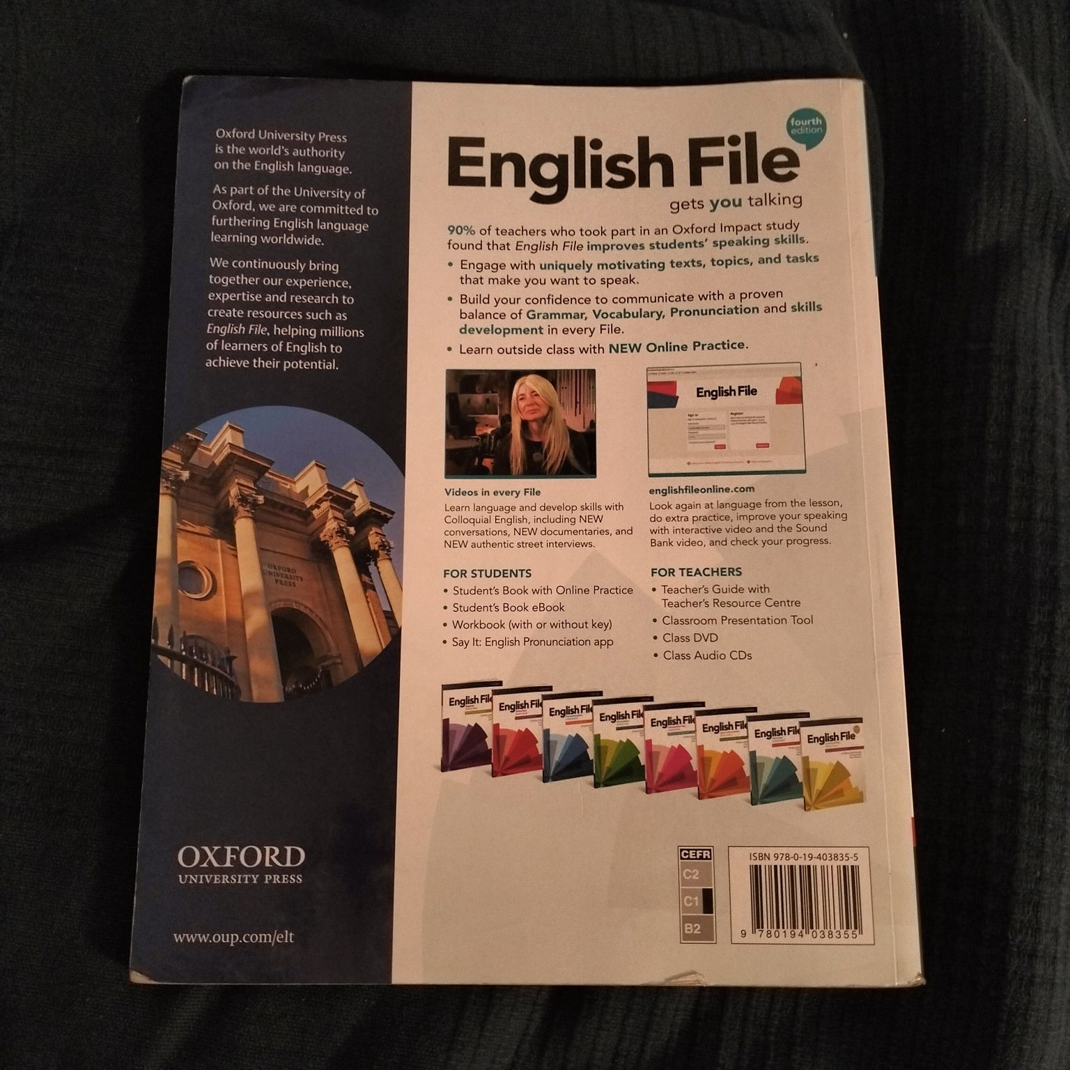 English File Advanced Student's Book 4th edition podręcznik jak nowy