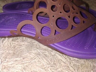 Вьетнамки, шлепанцы Crocs размер w10, наш 41