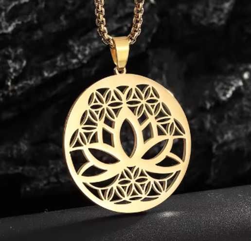 Medalhão Flor de lótus