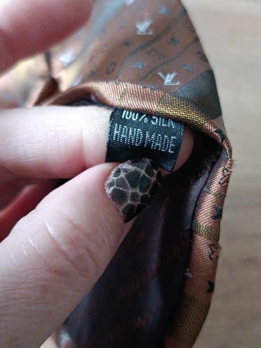 Krawat męskie Louis Vuitton 100% Silk jedwab