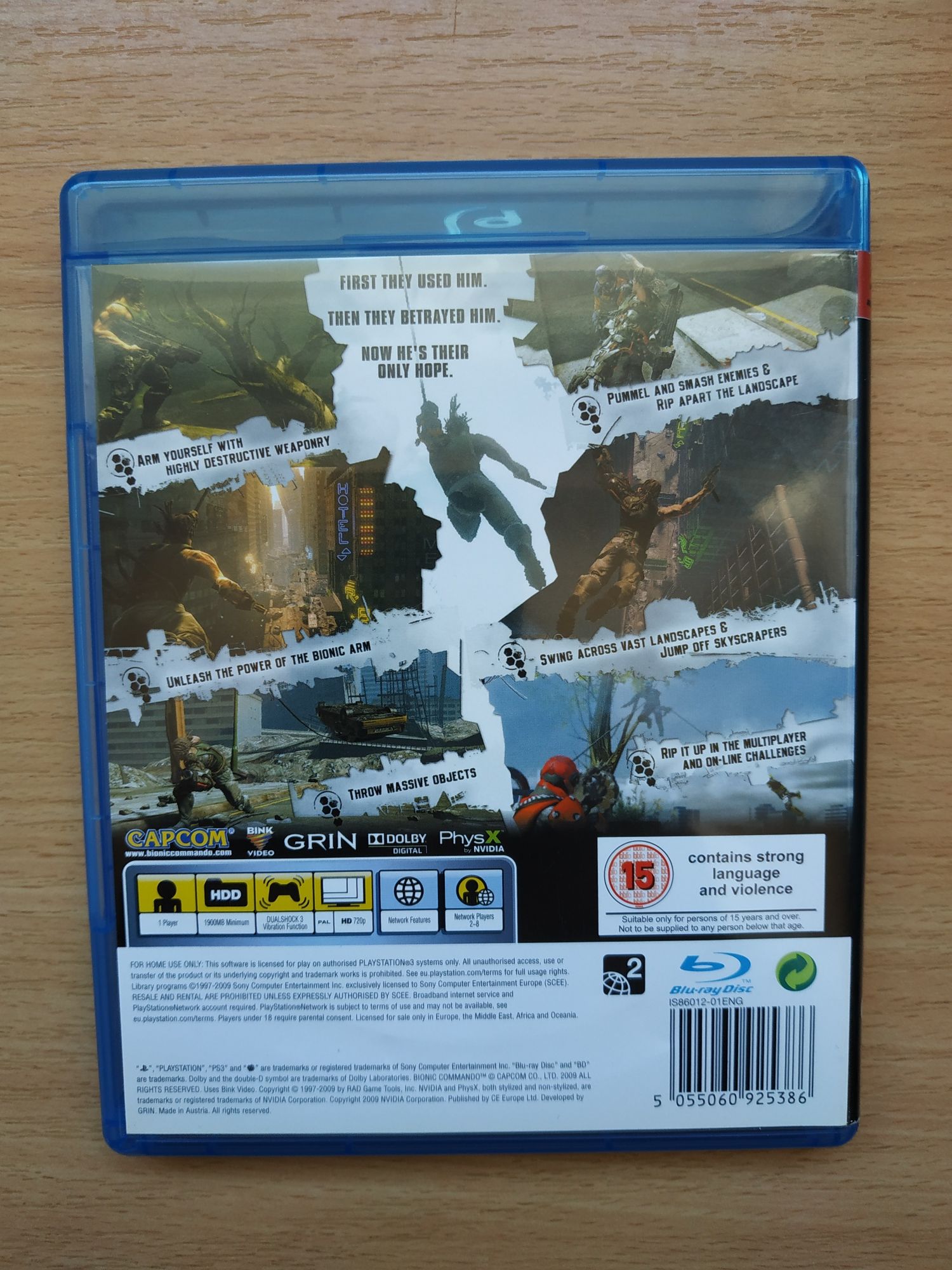 Bionic commando ps3,#,stan bardzo dobry, wysyłka przez olx