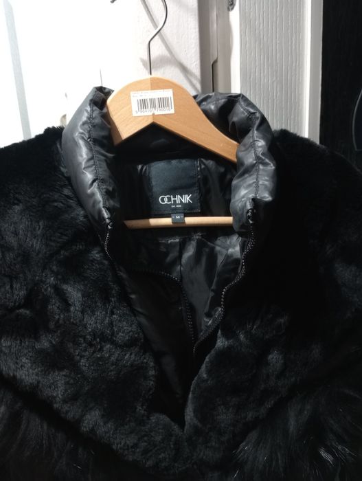 Płaszcz puchowy Ochnik M czarny