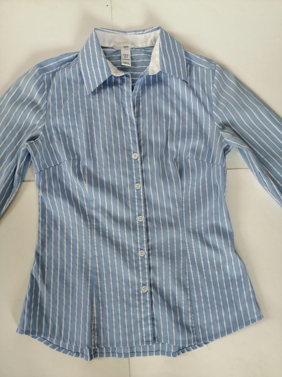 h&m koszula niebieska w pasy rozmiar 34