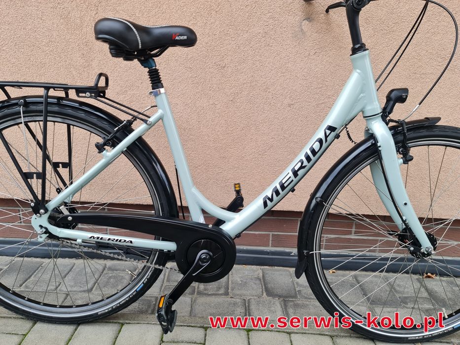 Rower damski miejski damka MERIDA koła 28 SHIMANO NEXUS aluminium nowy
