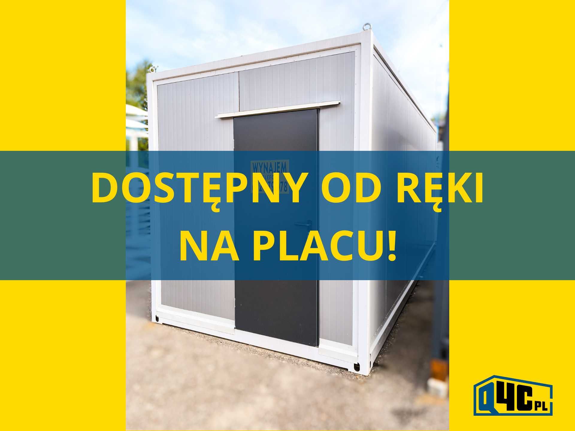 Do wynajęcia kontener biurowy budowlany szatnia