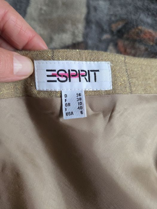 Spódnica w delikatną kratę r. 38 Esprit nowa bez metki