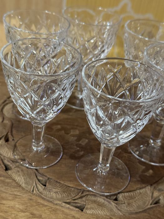 Кришталь. Чарки. Рюмки. 6шт. Вінтаж