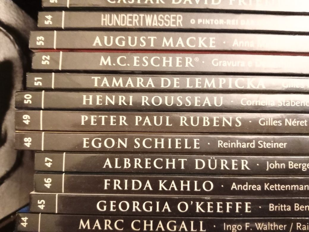 Coleção de pintores em 60 volumes