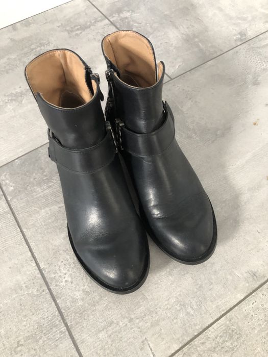 Fajne botki Venetti 37, wkladka 24 skora naturalna