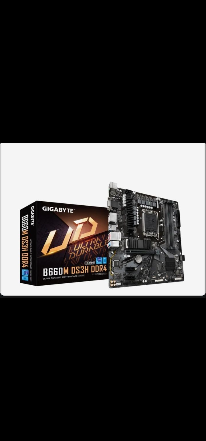 Płyta główna Gigabyte B660M DS3H HDRR4 Procesor Intel Corei3 12100F