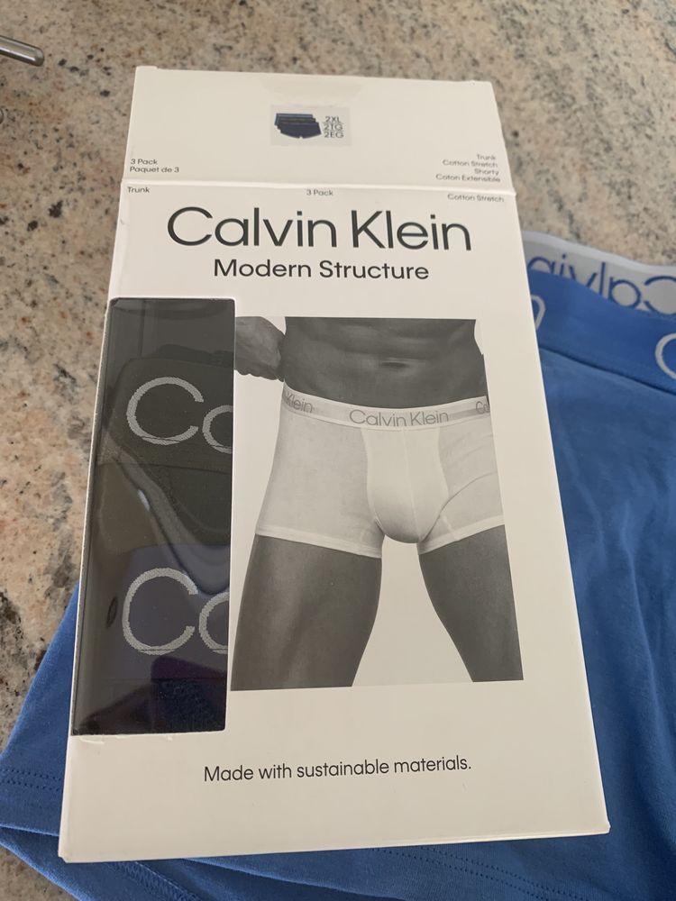 Calvin Klein Oryginalne bokserki męskie Nowe 2xl 3 Pack xxl