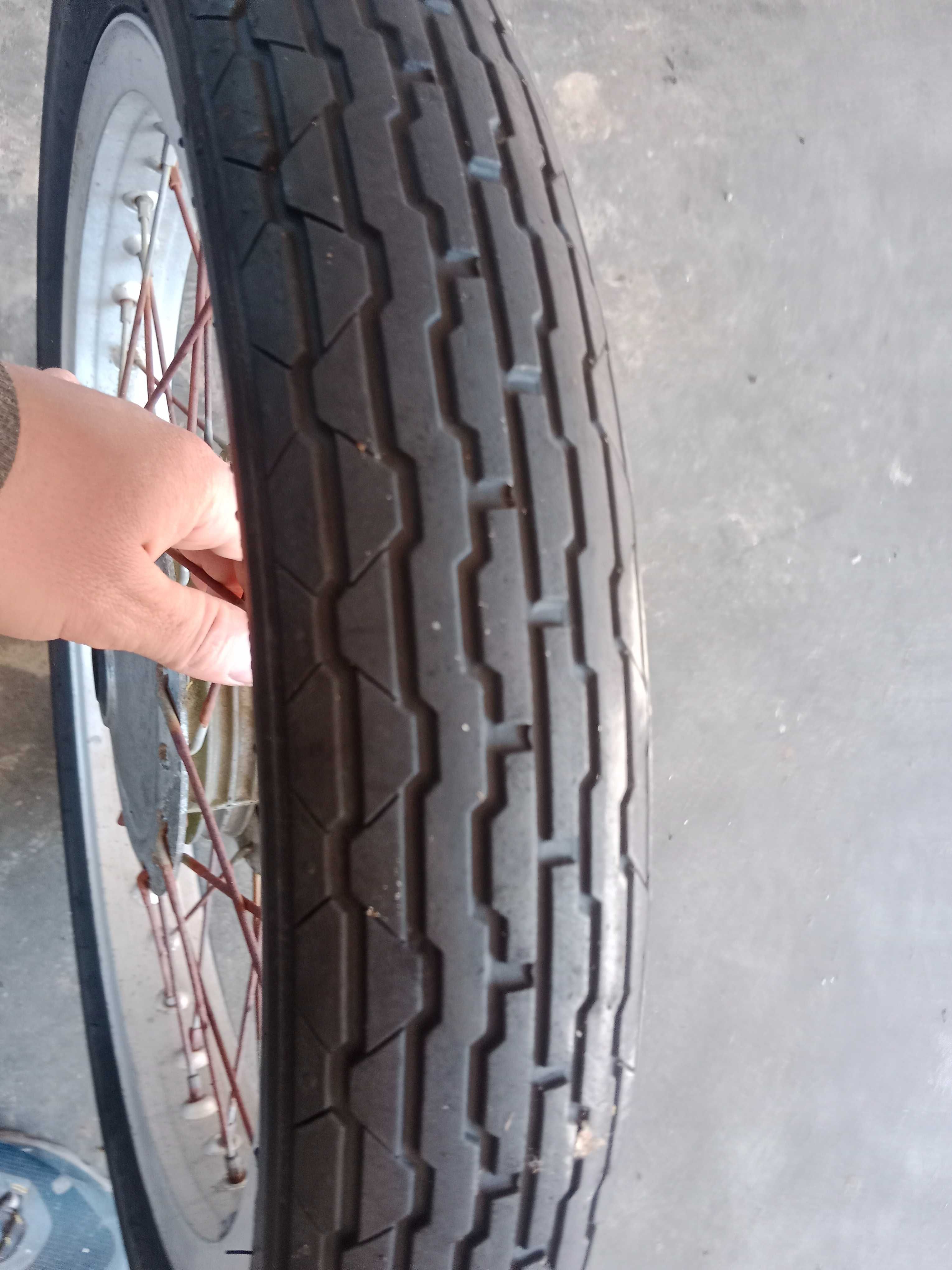 honda cl250 cl 250 felga przód koło przednie bęben hamulcowy opona