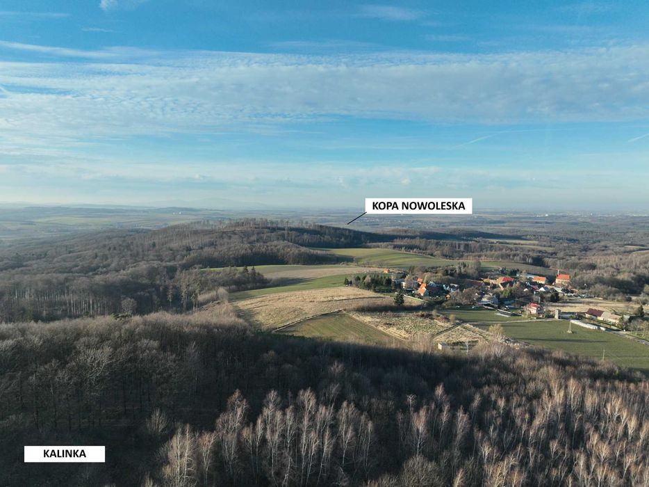 Sprzedam działkę - (Wzgórza Strzelińskie) – 1,1 ha z pięknym widokiem