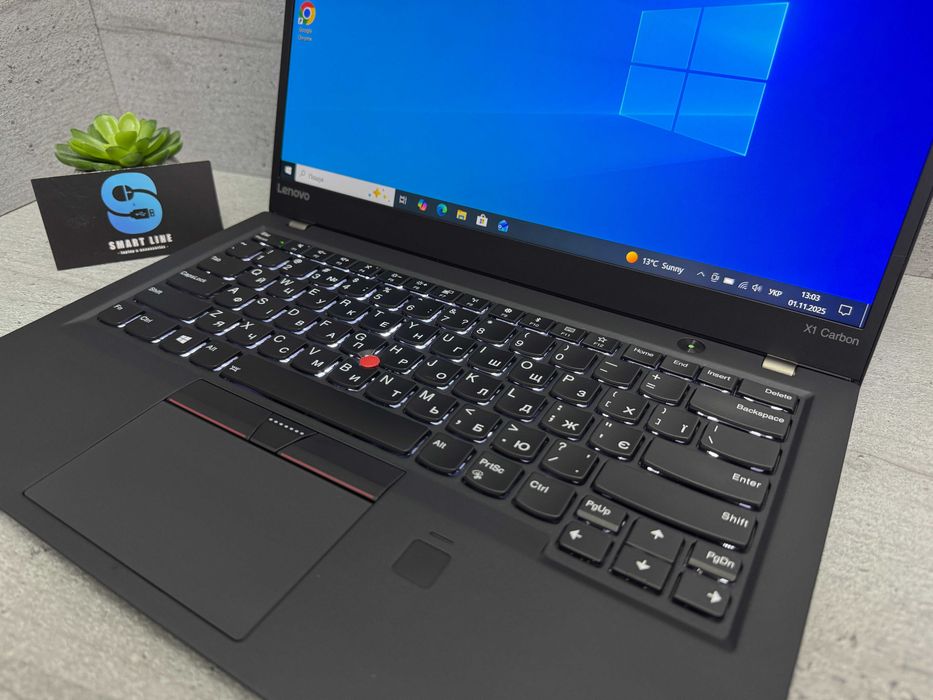 8gb ddr4/256gb ssd/Мультимедійний ноутбук Lenovo X1 Carbon Gen 5