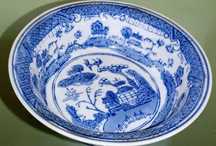 Antiga Taça Chinesa Azul e Branca