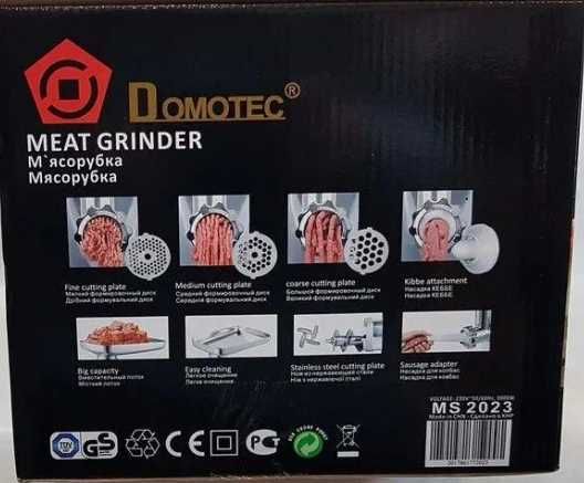 М'ясорубка Domotec MS 2023 із соковижималкою 3000Вт мясорубка
