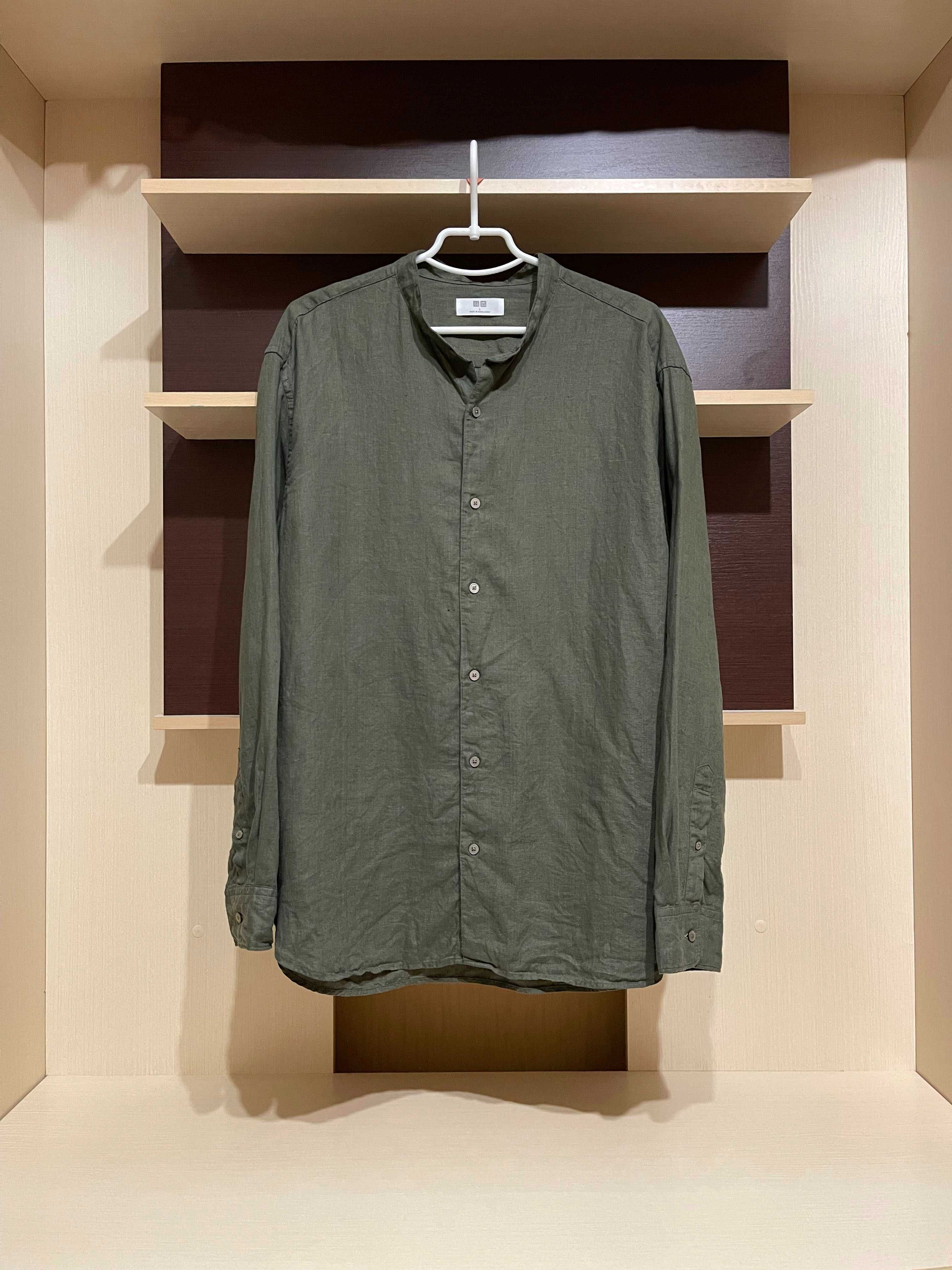 Uniqlo, 100% льон оригінал сорочка, рубашка