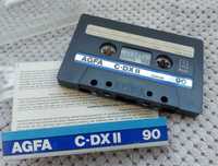 Кассета Agfa C-DX II 90 min chrom Аудио магнитофонная хром Germany