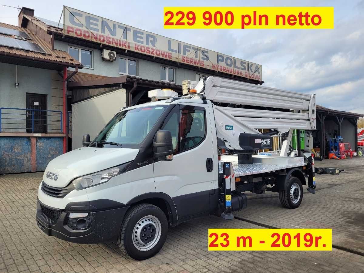 przegubowy/z/jib/podnośnik/cte/zed/23m/zwyżka/iveco/koszowy/multitel