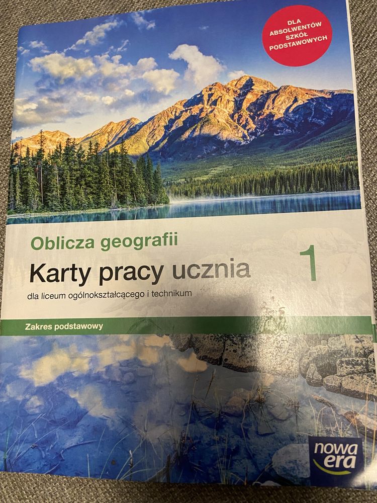 Oblicze geografii klasa 1 zakres podstawowy podręcznik i karty pracy