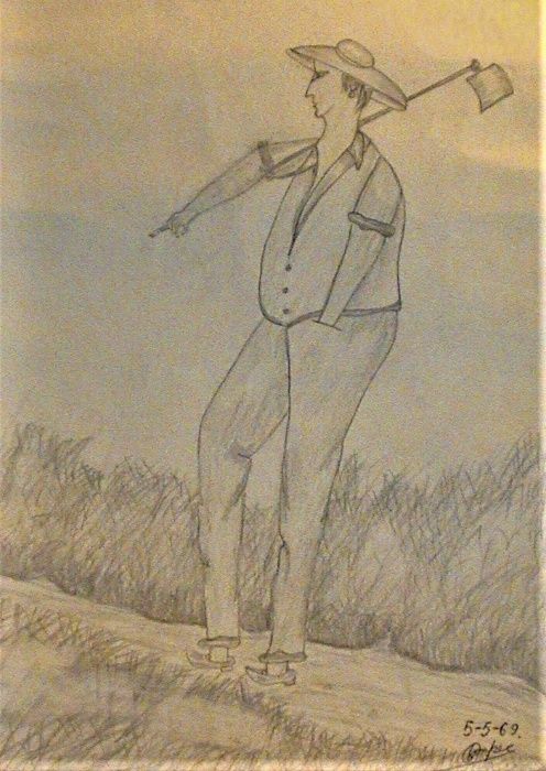 DESENHOS/lápisf-1954/1969-O preço é o de cada um dos 7 desenhos.