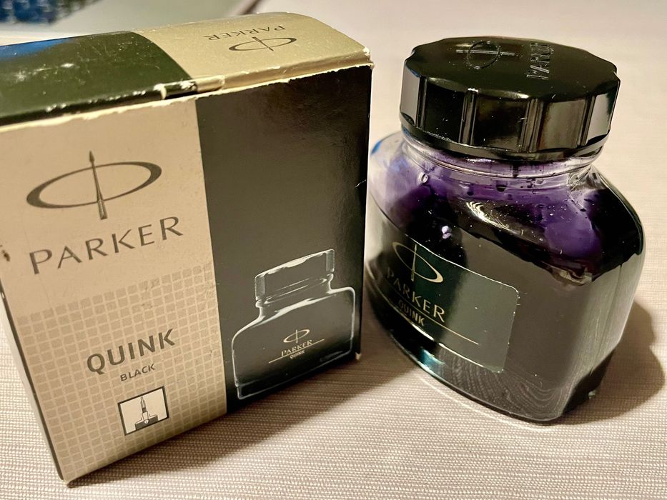 Atrament do piór wiecznych PARKER czarny