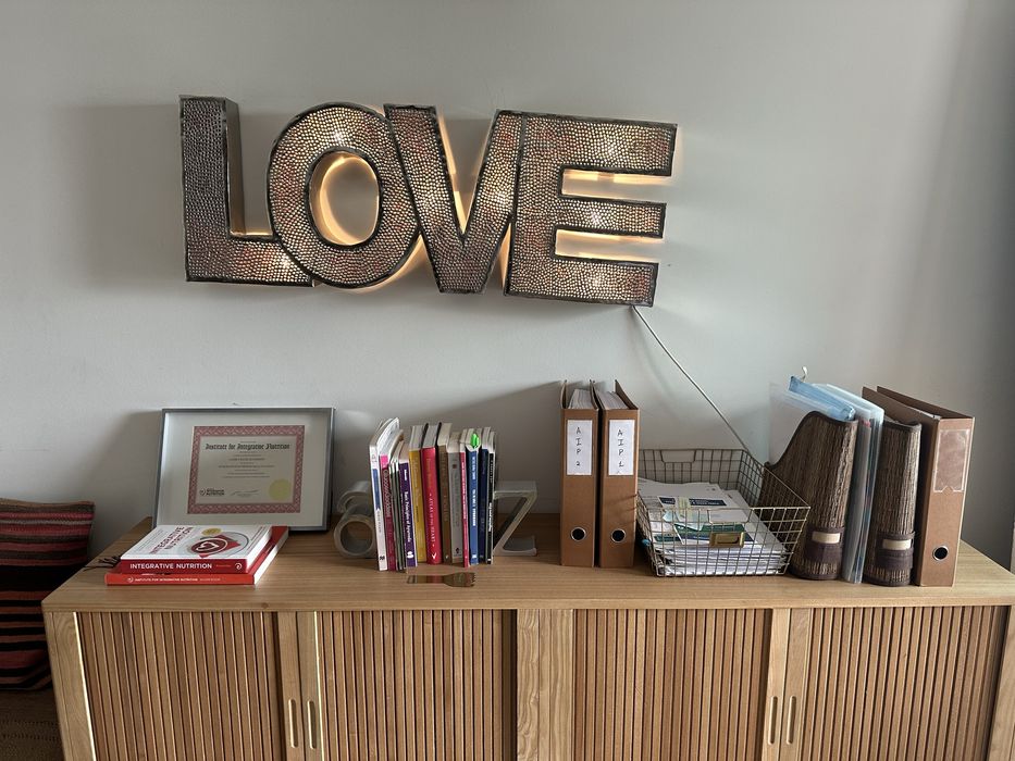Luminaria letreiro LOVE vintage