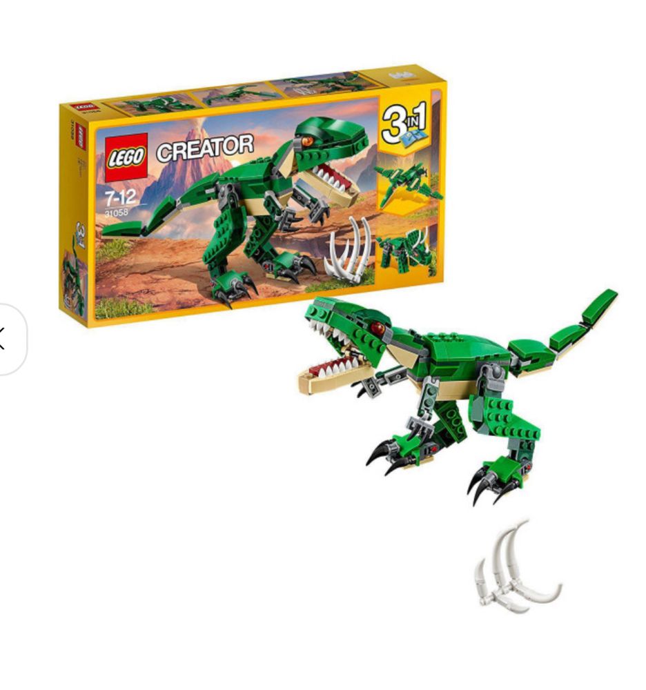 Лего Creator 3 в 1 динозавры