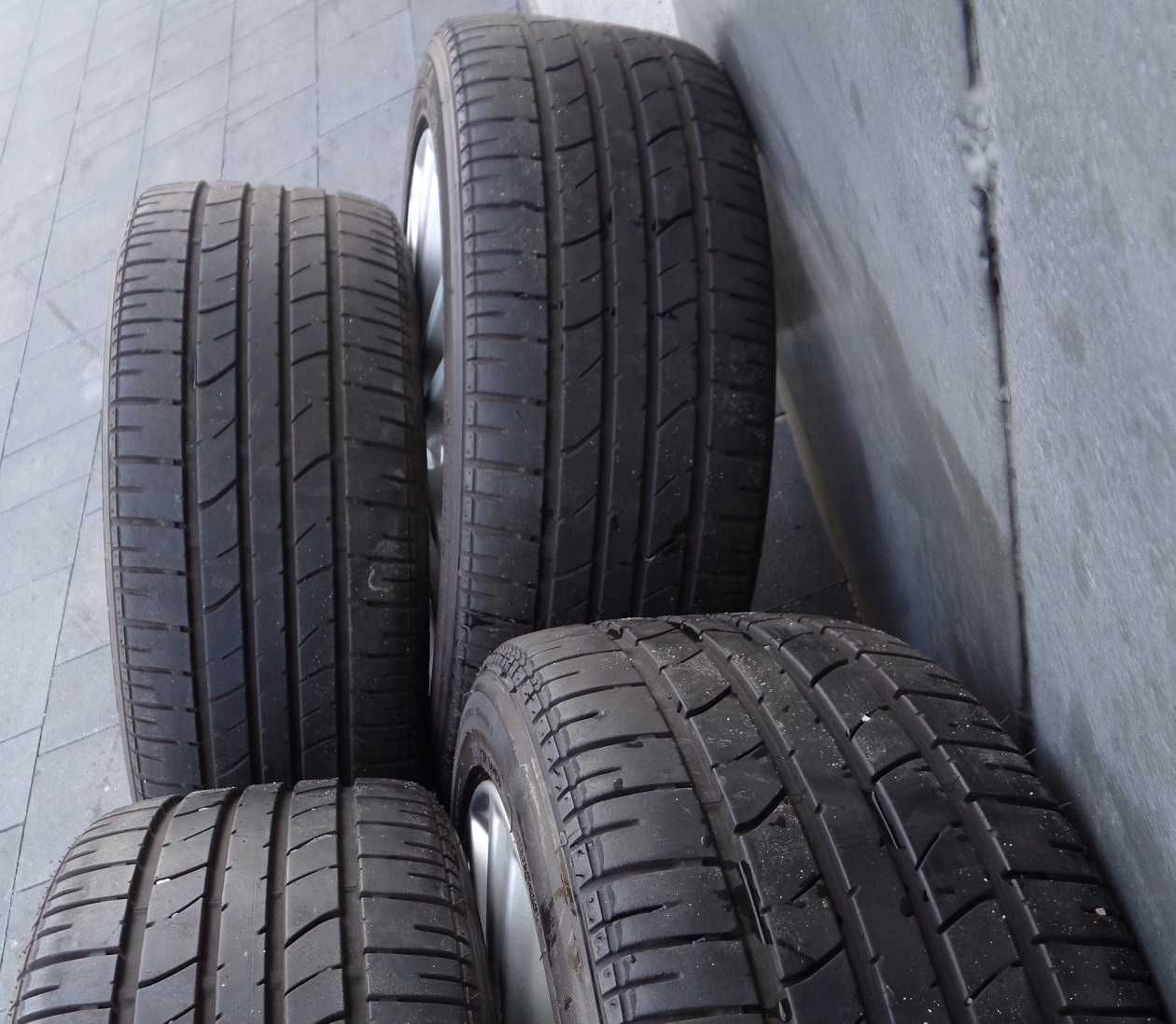 Oryginalne alufelgi Mitsubishi Colt CZ3 16 cali 4x114,3 + opony letnie