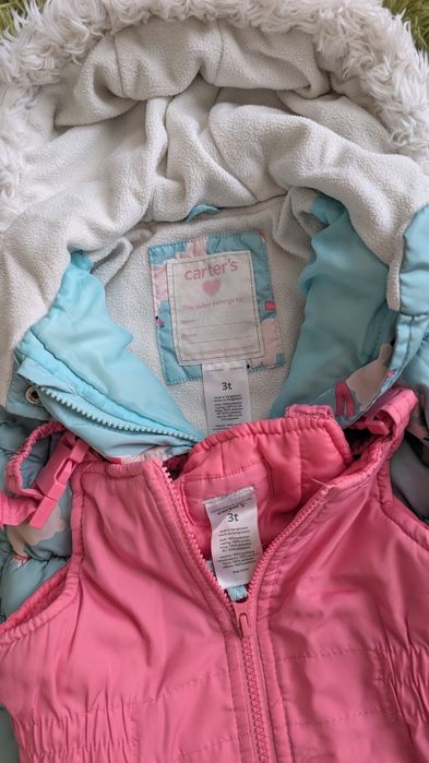 Carter's зимовий комбінезон комплект 3р. Куртка штани