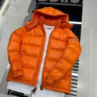 MONCLER maya оранжевая мужская куртка пуховик