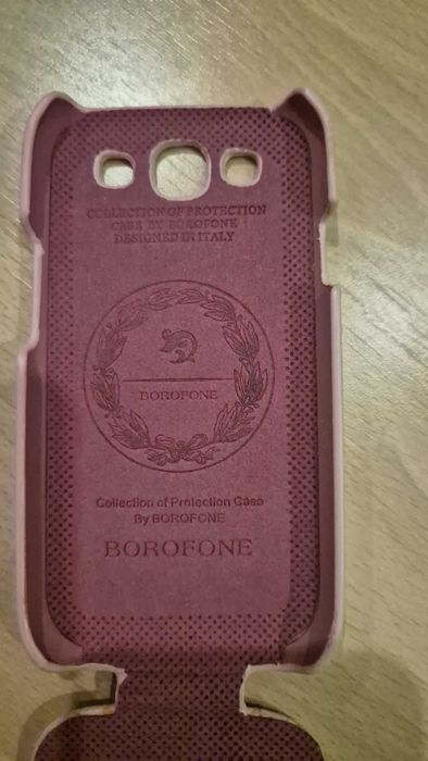 Skórzane Etui do Samsung Galaxy SIII - różowe, nowe