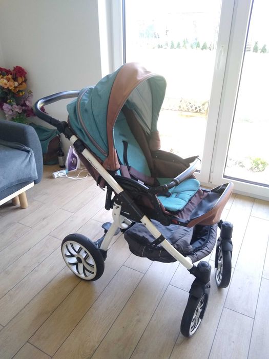 Bebetto holland wózek turkusowy unisex