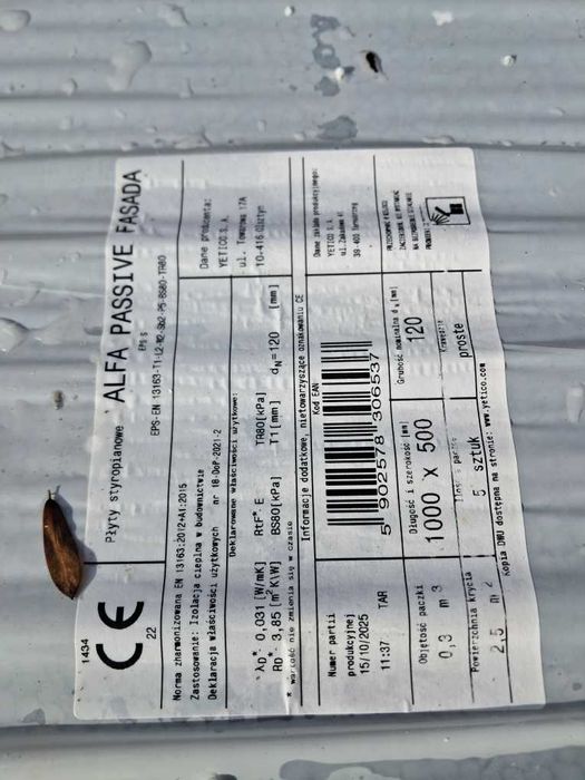 Styropian grafit 12 lambada 0,31