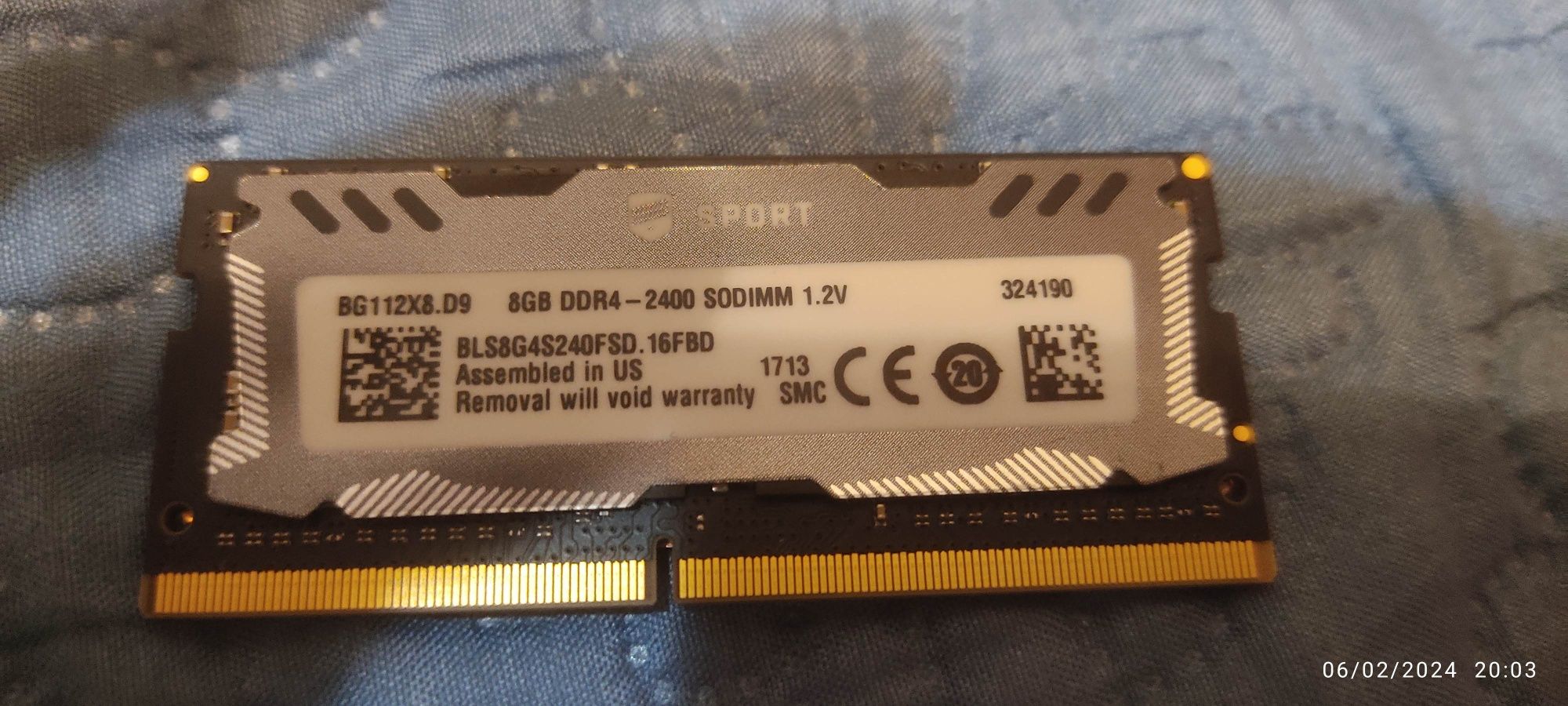 DDR4 4x4 32G 2400mhz