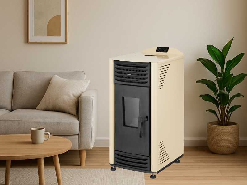 Piec Kominek na pellet powietrzny HELENA 8KW ECODESIGN A++