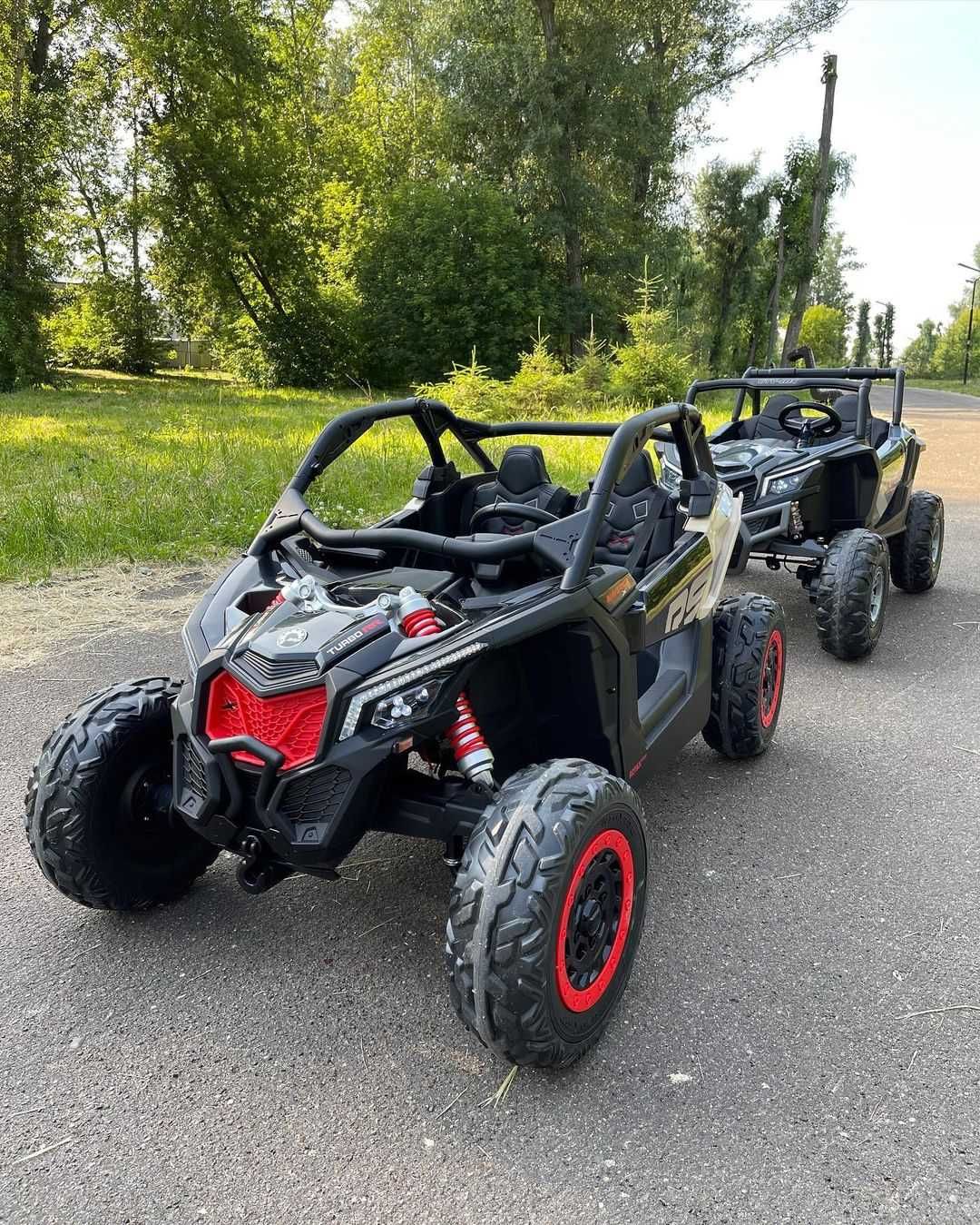 Autko JEEP CANAM MAVERICK 4x200W akumulator 24V 20AH dla dzieci