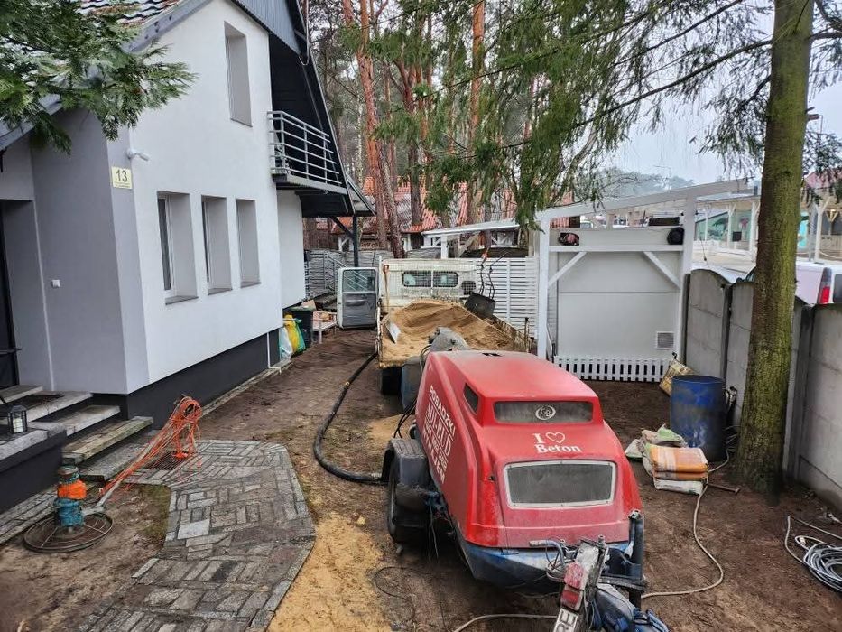 POSADZKI MASZYNOWE,wylewki,podbetony,styrobeton