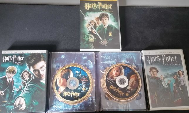 Coleção de dvd's Harry potter