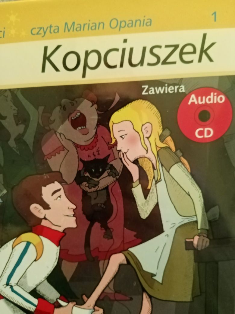 Bajka Kopciuszek książka + płyta CD nowa zafoliowana