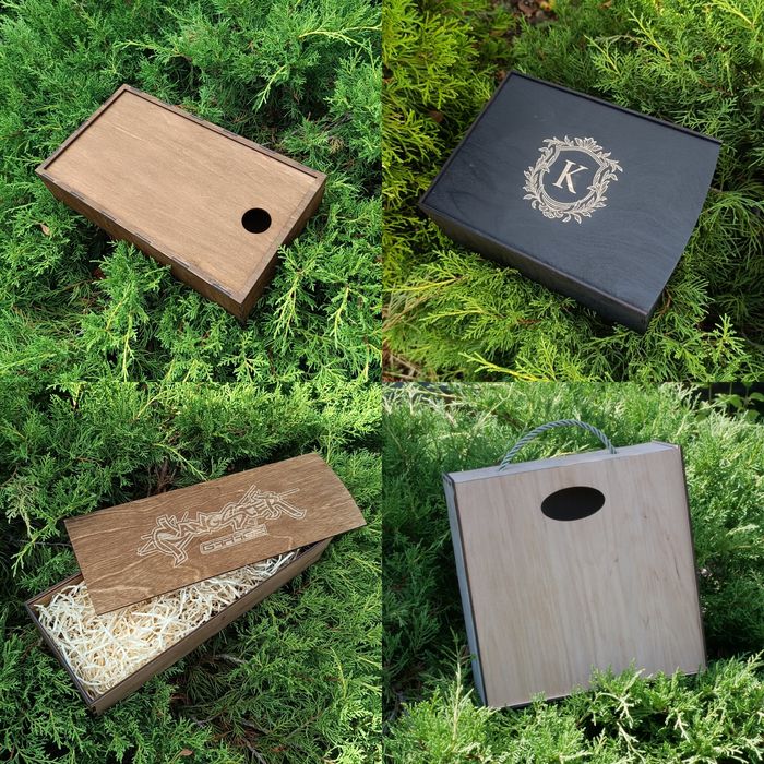 Дерев'яні подарункові коробки,купити коробки, будь-який розмір