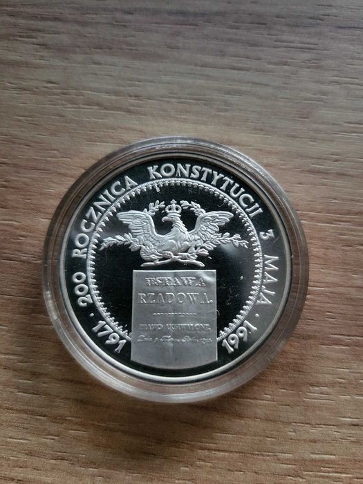 Srebrna moneta 200 Rocznica Konstytucji 3 Maja 1791