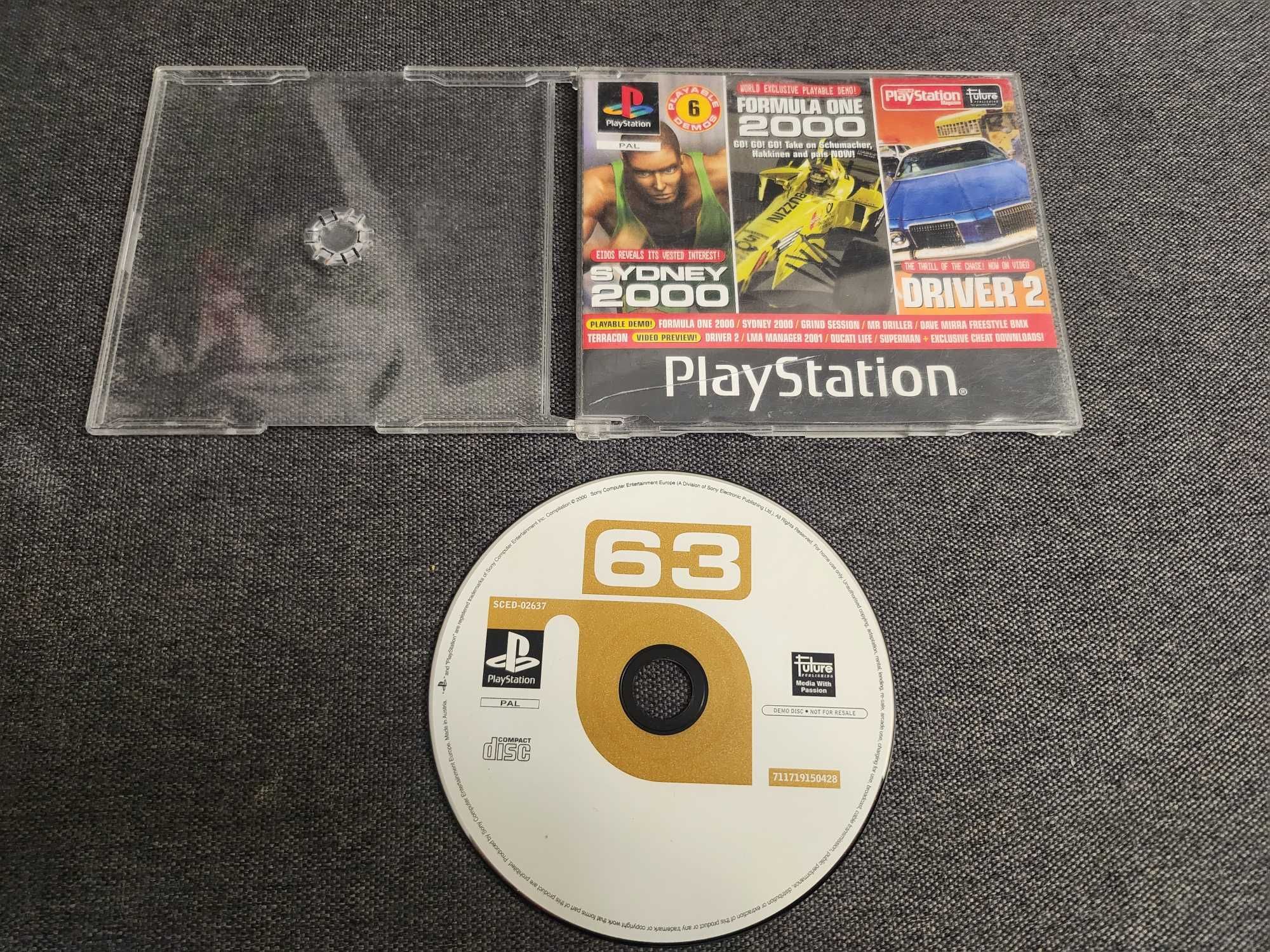 PSX Official Playstation Magazine Disc 63 Driver 2 Terracon Mr Driller